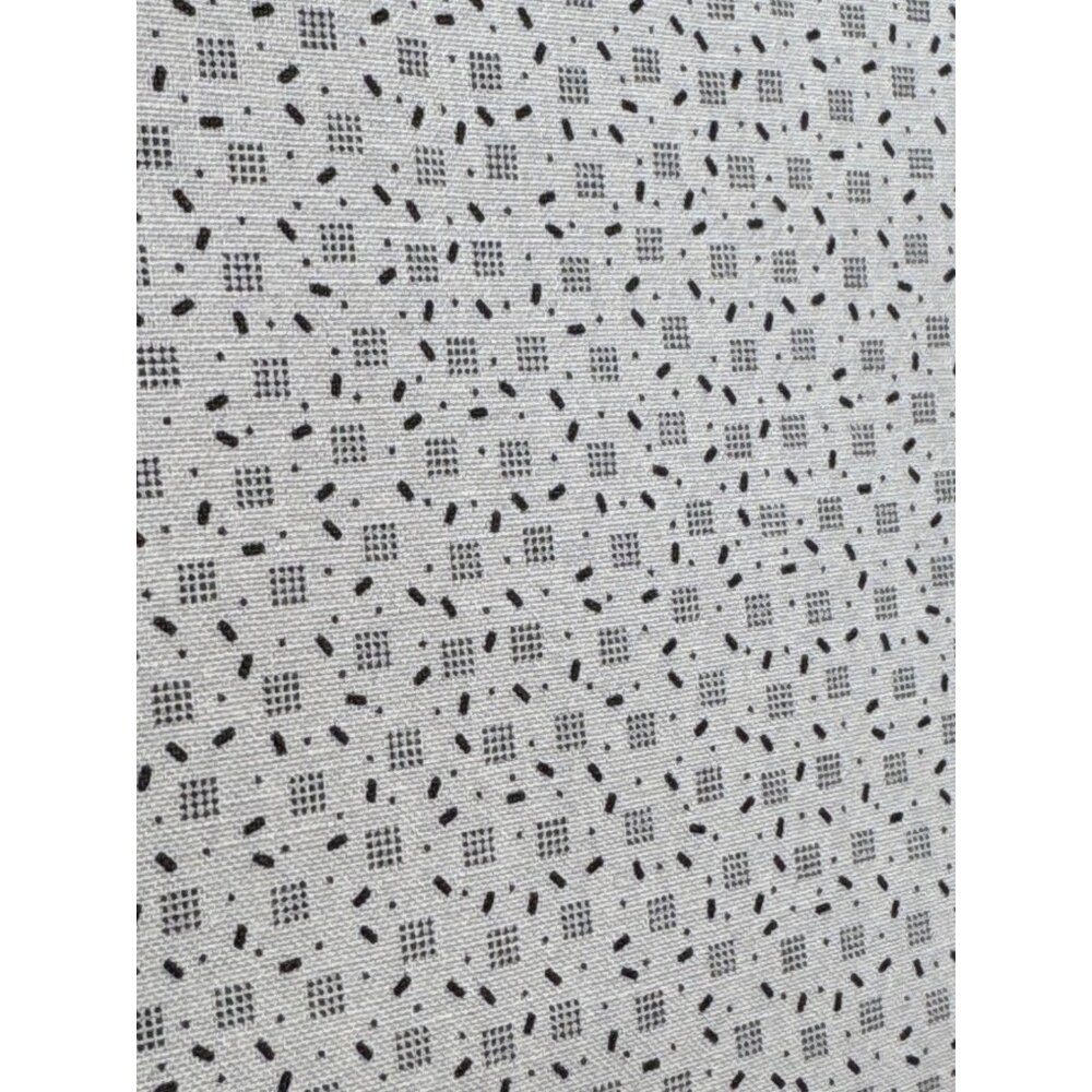 Jo Morton Moda Shirtings Cotton Fabric 1/2 yard x 44" Neutral Cream with Black T
